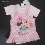 Disney Minnie két részes baba ruha fehér alapon szívecskés minta Méret: 68 cm fotó