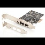 Digitus Firewire 400 2+1 portos PCIe kártya (DS-30201-5) (DS-30201-5) fotó
