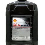 SHELL HELIX Ultra Professional AR-L 0W-20 - ECO 20 liter ;Br. kisker egységár: 4 625 Ft/L fotó