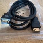 HDMI-HDMI kábel 1, 7 méter fekete nem használt 1Ft-ról fotó