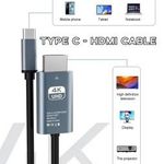 2 méter - USB-C 3.1 C HDMI kábel adater 4K fotó