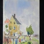 MOSSHAMMER jelzett festmény NAGY MOSÁS 1956 fotó