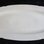 SZECESSZIÓS ART NOUVEAU ÓRIÁS 59 CM HAL KARÁCSONY HALAS PORCELÁN TÁL1908 fotó