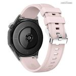 Okosóra szíj, Szilikon, Fém csat, Állítható, 125+75mm hosszú, 22mm széles, Rózsaszín, Garmin Fore... fotó