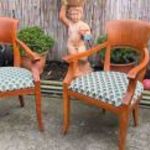 Elegáns karfás szék-fotel- íróasztalszék felújítva (párja is van!) fotó