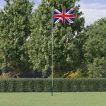 alumínium brit zászló és rúd 6, 23 m fotó
