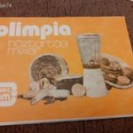 ZS-218 - Olimpia mixer használati utasítás és jótállási jegy - CSAK SZEMÉLYES ÁTVÉTEL! fotó