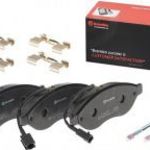 BREMBO P 23 143 Fékbetét készlet, tárcsafék kopásjelző érintkezővel, féknyereg csavarokkal, Tarto... fotó