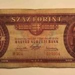 1947 100 bankjegy F állapotban. Eredeti, szép, gyűjteényi darab! B204 - 021934 fotó