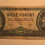 1965 20 bankjegy VF állapotban. Szakadás és firka mentes! C 408 048008 fotó