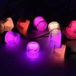 Kültéri RGB LED okos izzósor, telefonos applikációval és DMX vezérléssel - dimmelhető / 11, 8 méter fotó