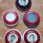 Régi, retro gombfocik 5db /VASAS /vannak közte hiányosak is !1960-as évek? fotó