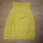 H&M sárga pánt nélküli strandruha S fotó