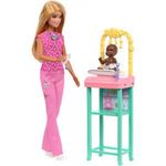 Mattel Barbie Carrier Gyermekorvos Barbie baba készlet (JCR72) fotó
