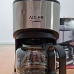 Adler AD4407 0, 7 L, 550 W fekete-ezüst kávéfőző fotó