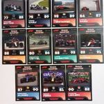 F1 Track Master 11db complet set Topps Turbo Attax 2022 Forma 1 kártya fotó