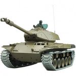 Amewi RC Panzer M41 Walker Bulldog Távirányítós tank LED fénnyel 1: 16 - Zöld (23045) fotó