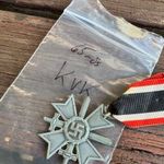 WWII második világháborús német KVK kardokkal kitüntetés fotó
