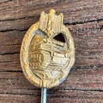 WWII második világháborús német PAB páncélos mini pin jelvény 2 fotó