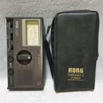 Korg WT-12 retro analóg hangológép, kromatikus hangoló fotó