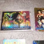 Dragon Ball gyűjthető kártyák ritkább darabokkal songoku stb. fotó