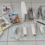Nintendo Wii konzol játékokkal fotó