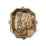Csipkerózsika bronz kisplasztika – 1960-as évek fotó