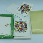 Régi Unicef levélpapír és boríték készlet (10-10 db) fotó