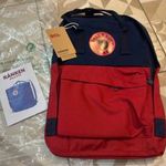 Fjallraven Kanken Original Art Sling táska ( Red / Blue) kézipoggyász új fotó