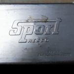 Retro "Sport Presszó" alumínium doboz fotó