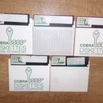 Cobra DS-DD 5, 25" floppy lemezek + műanyag tartó Commodore fotó