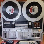 PHILIPS N 4450 szalagos orsós magnó odavissza lejátszó és felvevő 6 fejes profi /a Kábeles Táv tart/ fotó