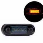 SÁRGA LED helyzetjelző 84x28mm 12/24V FÜST BÚRÁVAL - Fristom fotó