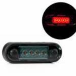 PIROS LED helyzetjelző 84x28mm 12/24V FÜST BÚRÁVAL - Fristom fotó