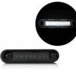 FEHÉR LED helyzetjelző 120x28mm 12/24V FÜST BÚRÁVAL - Fristom fotó