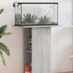 vidaXL szürke sonoma szerelt fa akváriumi állvány 60, 5x36x72, 5 cm fotó