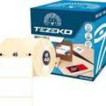 45 * 25 mm, thermo etikett címke (1200 címke/tekercs) - Tezeko fotó