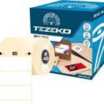 85 * 35 mm, thermo etikett címke (1500 címke/tekercs) - Tezeko fotó