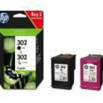 X4D37AE Tintapatron multipack DeskJet 2130 nyomtatóhoz, HP 302, fekete, színes, 190+165 oldal fotó