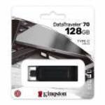 Pendrive, 128GB, USB-C, KINGSTON "DataTraveler 70" fotó