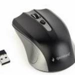 MUSW-4B-04-GB Wireless optical mouse Space Grey/Black - Gembird fotó