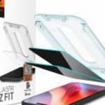 Spigen Glas.Tr ”Ez Fit” betekintésvédett edzett üveg iPhone 16 Pro - 2 db fotó