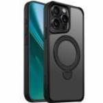 Etteri Matt Ring MagSafe-kompatibilis tok iPhone 15 Pro Max - fekete fotó