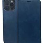 Smart Suede könyvtok Xiaomi Redmi Note 14 Pro 5G/14 Pro Plus - tengerészkék - TFO fotó