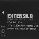 Samsung IA-BP125, BP125A, AD43-00197A, IA-BP125A akkumulátor - 1250 mAh, 3, 7 V, Li-Ion - VHBW fotó