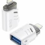 XO NB256A USB-A - Lightning adapter - fehér fotó