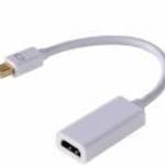 Akyga AK-AD-38 mini DisplayPort (apa) / HDMI (anya) adapter kábellel 15cm fotó