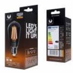 Forever Light LED izzószál E27 ST64 4W 230V 2000K 400lm COG füstölt fotó