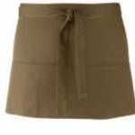 Uniszex, női, férfi kötény, szakács, pincér Premier PR155 Colours Collection’ Three pocket Apron -Eg fotó