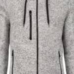 Férfi kabát Proact PA365 Men'S Heather Hooded Jacket -2XL, Light Grey Mélange fotó
